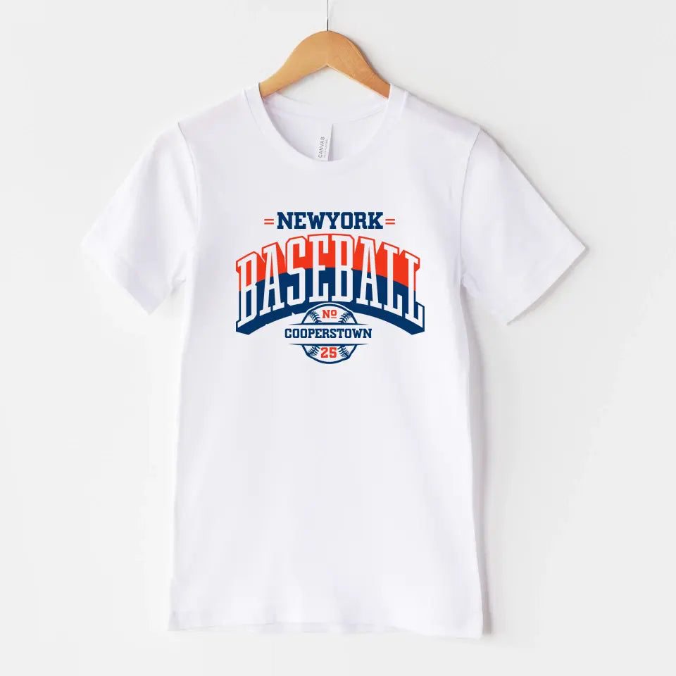 Personalized Cooperstown Baseball 2024 Unisex T-shirt