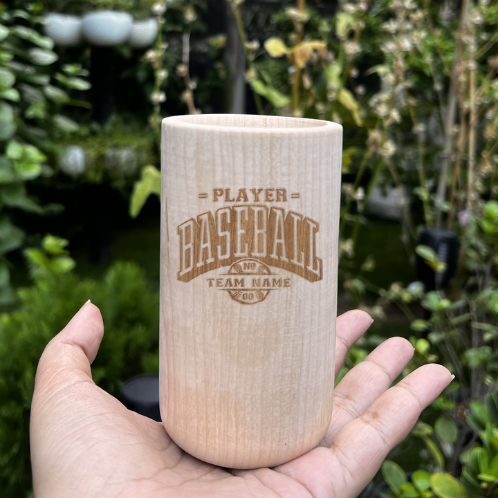 Personalized Baseball Beer Mug- Team Name, Player Name and Number