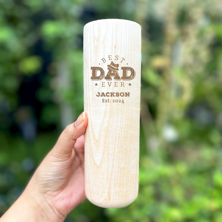 Custom Baseball Tumbler Gift for Dad