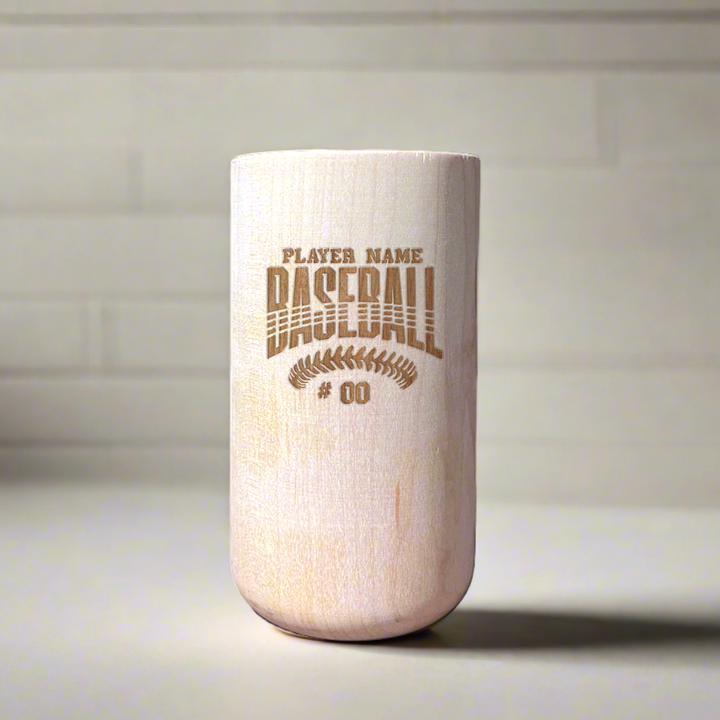 Personalized Baseball Beer Mug with Player Name & Number