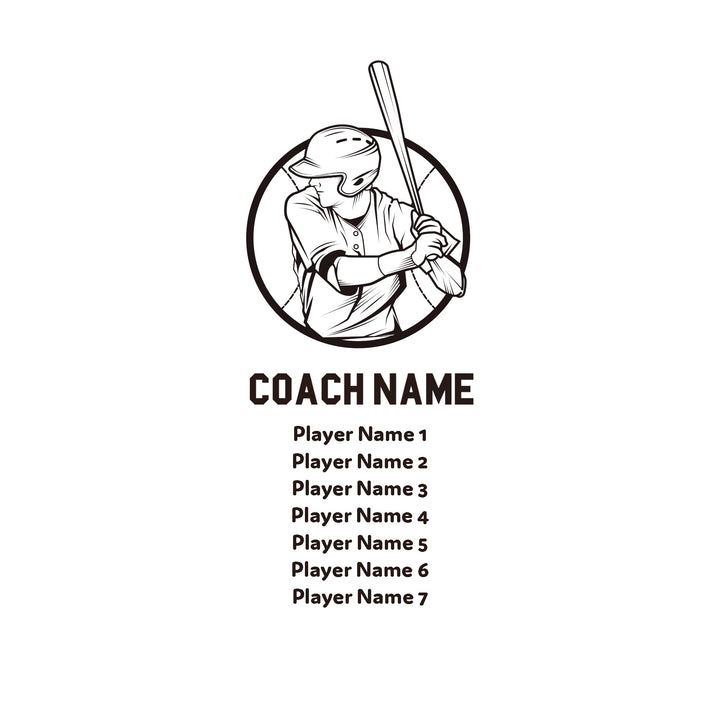 Personalized Baseball Bat Mug with Handle For Coach