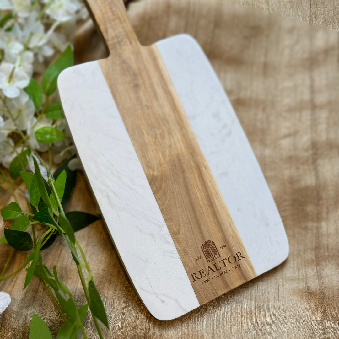 Personalized Cutting Board Realtor Closing Gift for Buyer or Seller