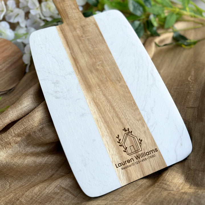 Personalized Charcuterie Board Realtor Gift for Buyers or Sellers