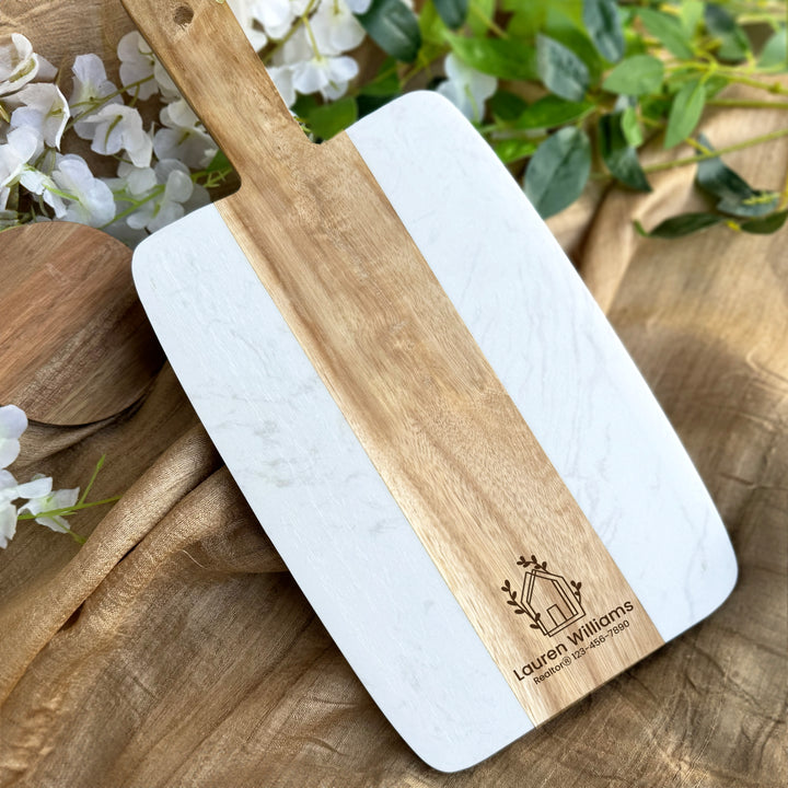 Personalized Charcuterie Board Realtor Gift for Buyers or Sellers