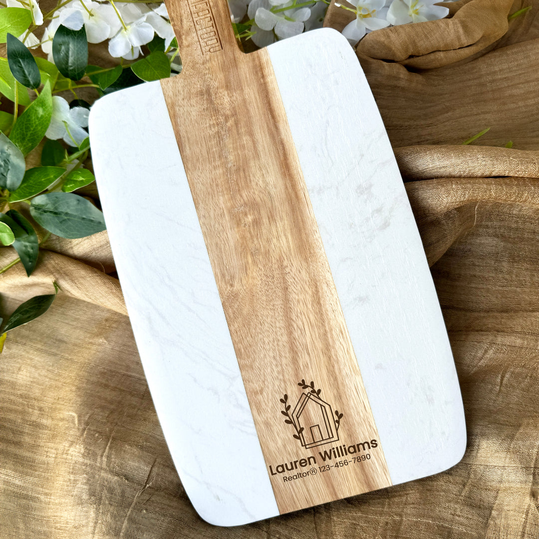 Personalized Charcuterie Board Realtor Gift for Buyers or Sellers