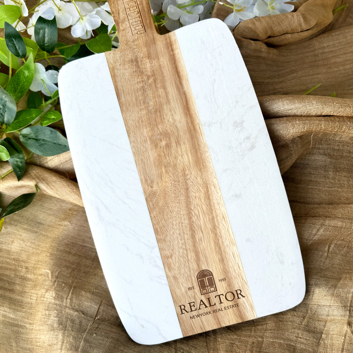 Personalized Cutting Board Realtor Closing Gift for Buyer or Seller