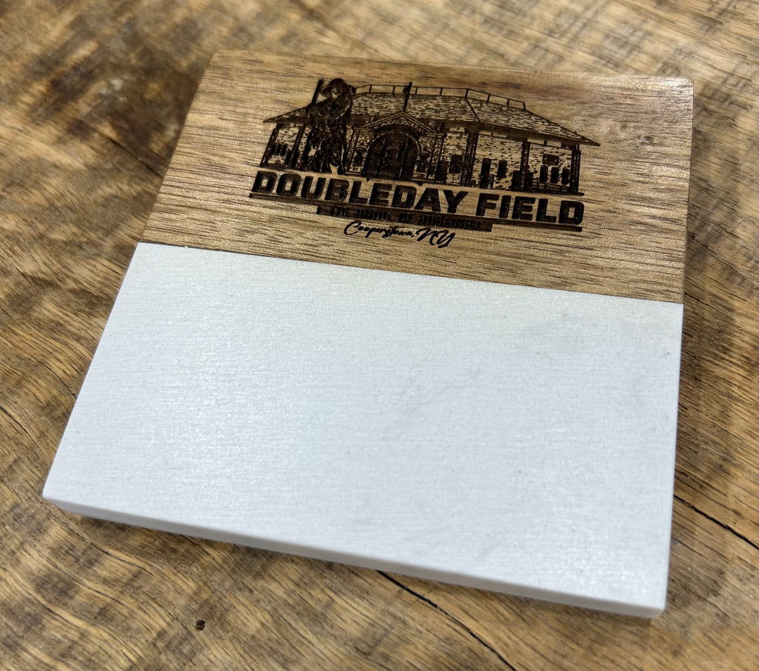 Coaster Set $9.99 - $29.99 Marble and Wood Engraved / Custom