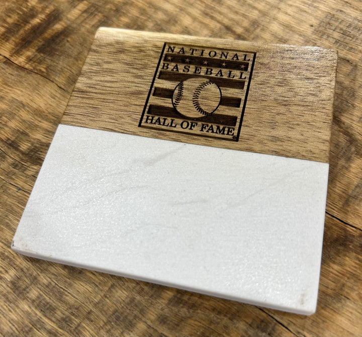 Coaster Set $9.99 - $29.99 Marble and Wood Engraved / Custom