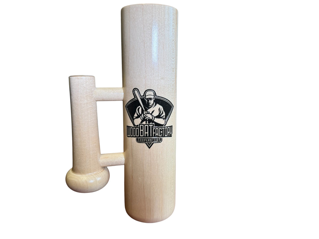 Baseball Bat Mug With Handle 12 oz Wood