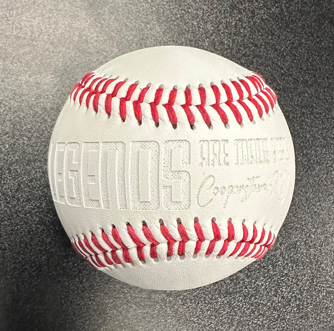 Legends Leather Baseball engraved