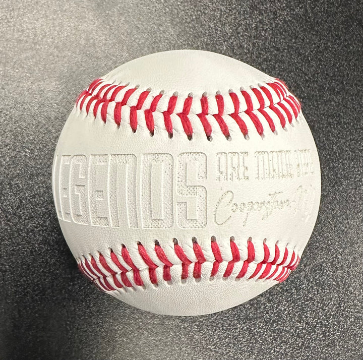 Legends Leather Baseball engraved