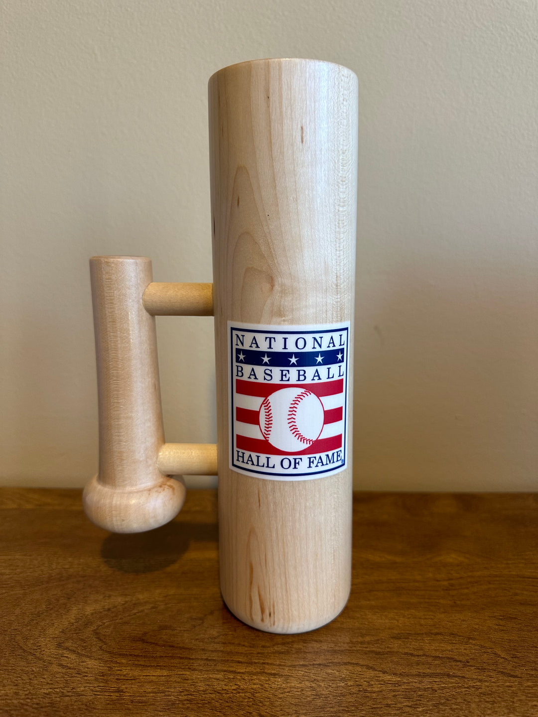 Hall of Fame Wood Bat Mug 10" 12 oz with Handle