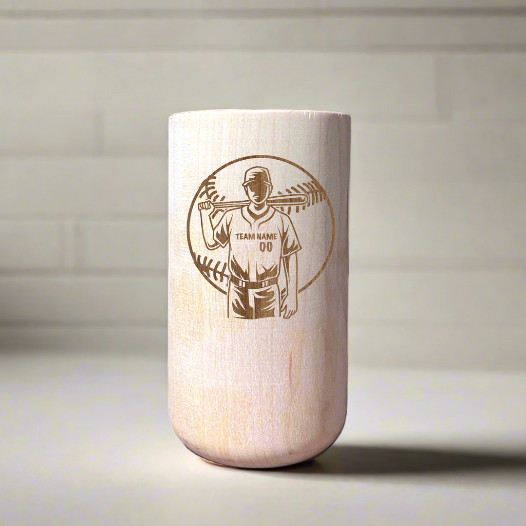 Personalized Baseball Bat Mug Gift for Beer Lovers