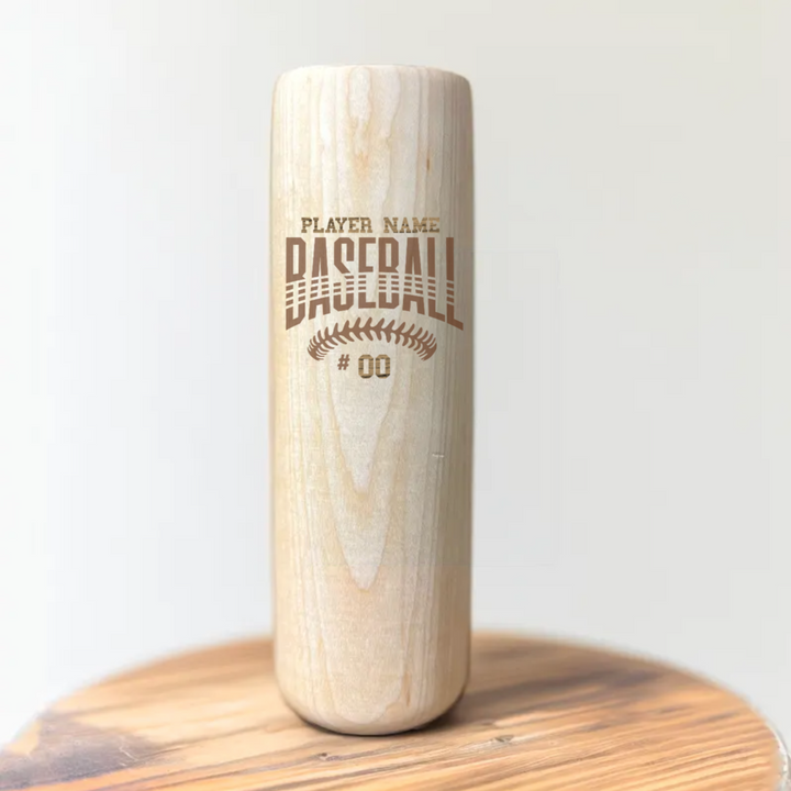 Personalized Baseball Beer Mug with Player Name & Number