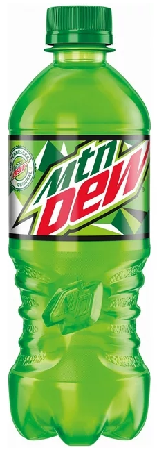 Mt Dew 16.9 oz bottle