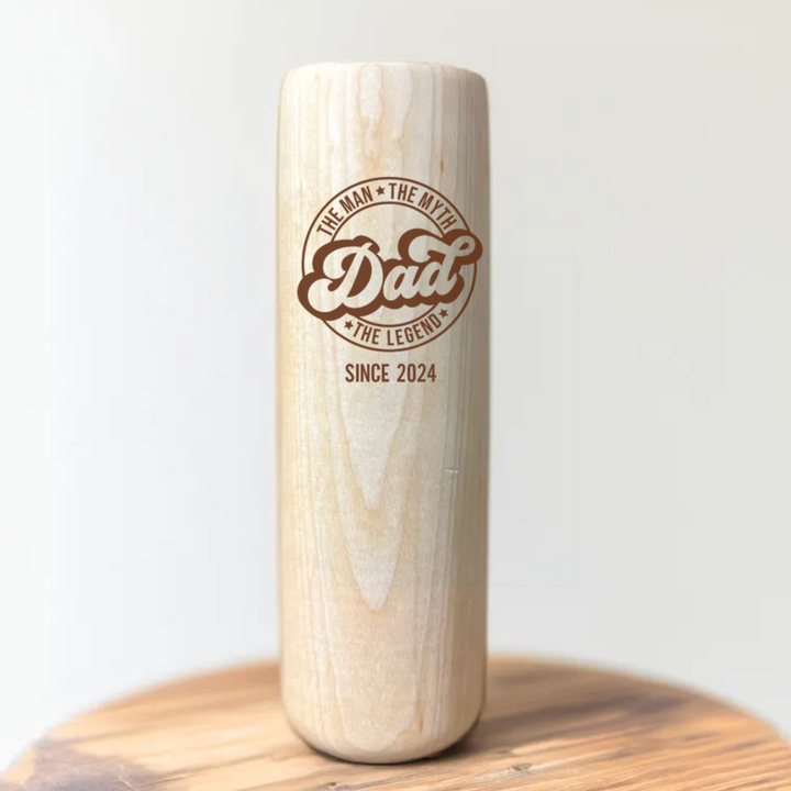 Personalized Baseball Dad Coffee and Tea Mug Gift with Year