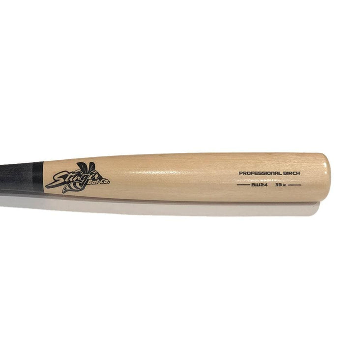 Stinger Bat Co. Playing Bats Black | Natural | Black / 33" / (-3) Stinger Bat Co. BW24 Wood Baseball Bat | Birch