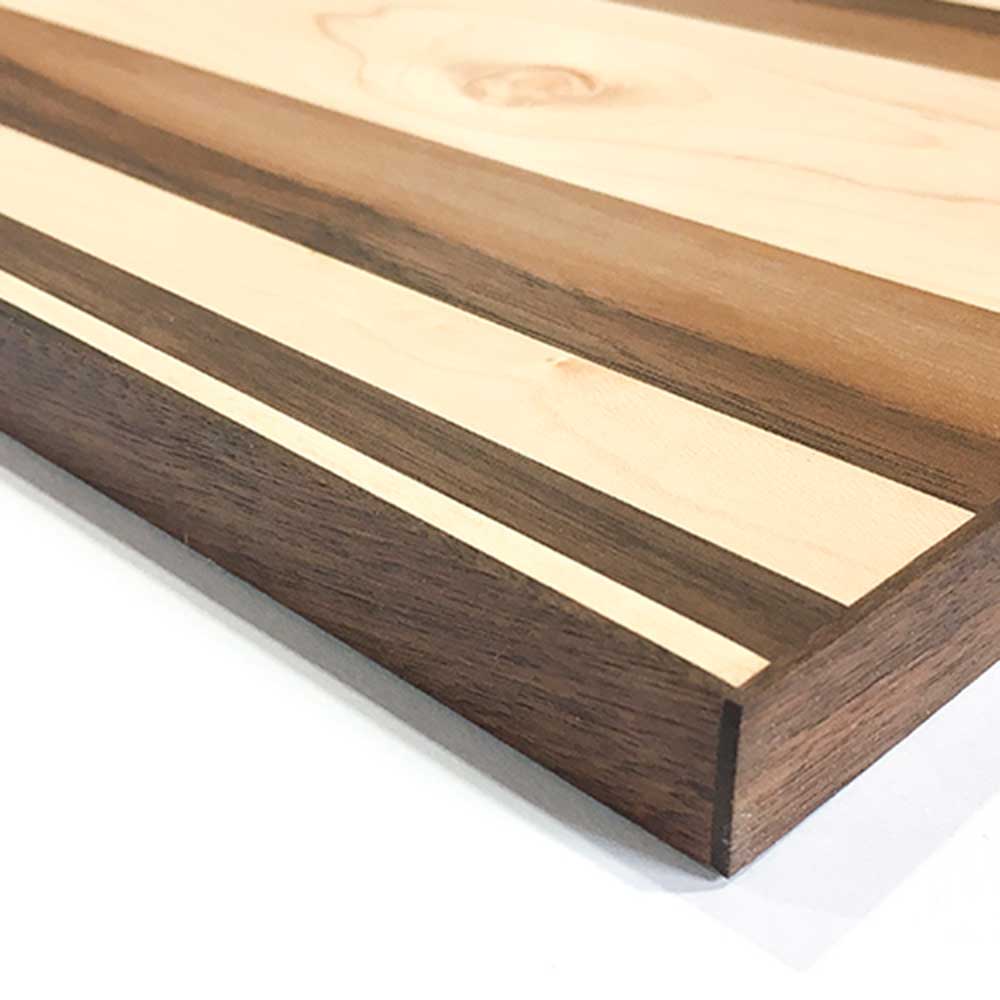 Cascading Maple Walnut Cutting Board – The Wood Bat Factory
