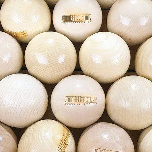 The Wood Bat Factory Novelties Wooden Baseballs