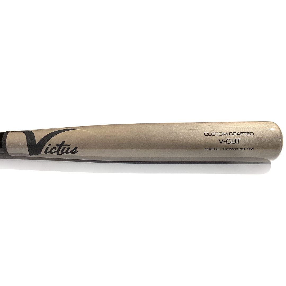 Victus Playing Bats Victus V-Cut Custom Crafted Pro Reserve Wood Baseball Bat | Maple | 31" (-3) Blk/Gry